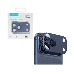 Protetor de Lente de Câmera de Vidro Temperado Para Apple iPhone 17 Pro Max Azul Profundo