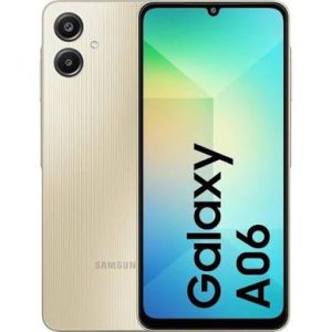 Smartphone Samsung Galaxy A06 com 4GB de RAM e 128GB de armazenamento